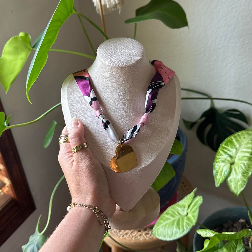 Handmade Women's Scarf Necklace